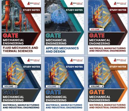 GATE Mechanical Engineering Study Notes Combo (Set Of 6 Books) | Complete Preparation Kit With Topic-Wise Notes And Solved MCQs