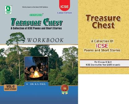 Treasure Chest - A Collection Of Icse Poems And Short Stories - Workbook - Vol - Ii - And Treasure Chest Book (2025) Examination Onwards