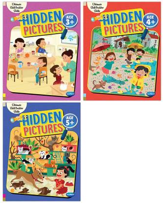 Navneet Hidden Picture Activity Books (Set Of 3)