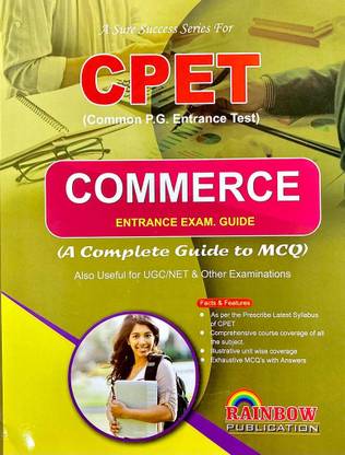 ???? Commerce Entrance Exam Guide Mcqs For Common P.g. Entrance Test Also Useful For Ugc/net & Other Exam