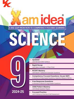 Xam Idea Science Class 9 Book | CBSE Board | Chapterwise Question Bank | Based On Revised CBSE Syllabus | NCERT Questions Included | 2024-25 Exam