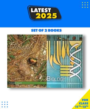 NCERT Biology Textbook For Class - 11 And Class - 12 ( Set Of 2 Books ) 2022 EDITION (Paperback, NCERT)11