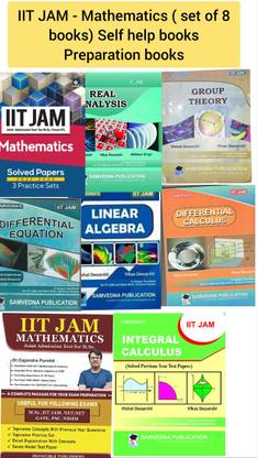 IIT JAM Mathematics 2023 Self Help Preparation Book Set { Pack Of 8}
