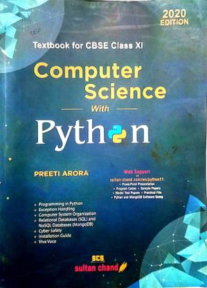 Computer Science With Python Class-XI (Old Used Book)