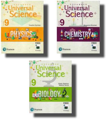 Pearson Expanded Universal Science Physics, Chemistry And Biology Grade 9 Combo Of 3 Books