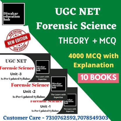 UGC NET Forensic Science (Code -82) Study Notes [Books ] With 4000 + Topic Unit Wise Question Answer As Per Updated Syllabus