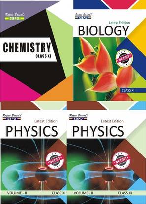 NCERT Science Class 11 English Book Combo Set Chemistry, Biology, Physics Vol 1 And 2