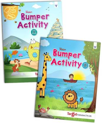 Blossom Bumper Activity Books For Kids In English | 3 To 5 Year Old Children | 110 Fun Activities Like Tracing, Colouring, Maze, Number Games, Word Formation, Spotting Difference And Much More | Set Of 2 Books