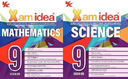 Xam Idea Mathematics , Science Class 9 Book | CBSE Board | Chapterwise Question Bank | Based On Revised CBSE Syllabus | NCERT Questions Included | 2024-25