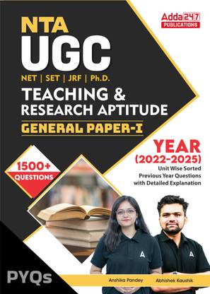 NTA UGC NET| SET| JRF|Ph. D. General Paper- I Unit Wise Sorted PYQ Book With Detailed Explanation 2022-25 And 1500 + MCQs