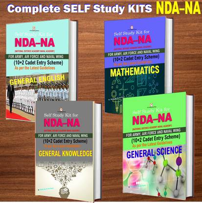NDA / NA For Army, Air Force & Naval Wing – Self Study Kit (English, Mathematics, General Knowledge & Science) 2023