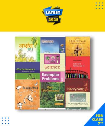 NCERT Complete Books Set + Exemplars For Class -7 (English Medium)