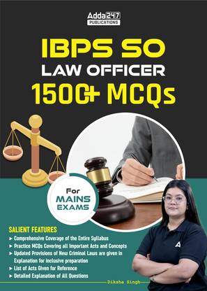 IBPS SO LAW Officer With 1500+ MCQs For MAINS Exams