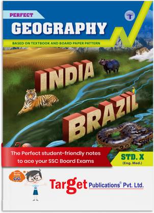 Std 10 Perfect Notes Geography Book | English Medium | SSC Maharashtra State Board | Includes Map And Graph Based Questions And Model Question Paper For Practice | Based On Std 10th New Syllabus