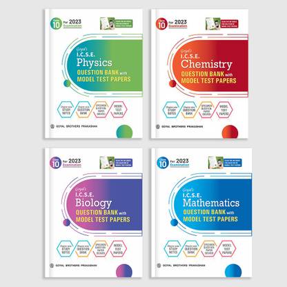 Goyals ICSE Class 10 Sample Papers Physics, Chemistry, Biology And Mathematics Guidebook 2022-23 With Question Bank 2023 Exam (Access SOLUTIONS Of Unsolved Model Test Papers Using QR Codes)