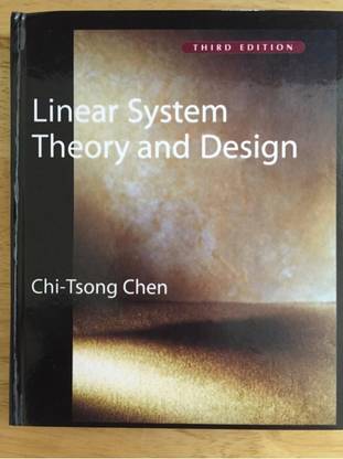 ( USED SECOND - HAND ) Linear System Theory And Design