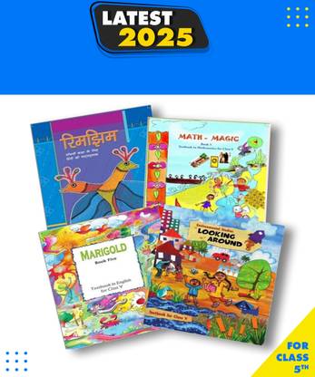 NCERT Books Set Class 5 English Medium -Binded Books Hardcover, NCERT|New Latest Edition For 2025-2026