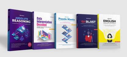 Oliveboard's Ultimate Combo Kit For All Bank, Insurance And Regulatory Exams | (Set Of 5 Books) For Reasoning, Quant, English, GK, Puzzles & Seating Arrangement |
