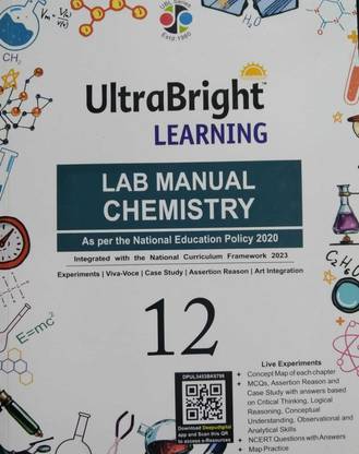Ultra Bright Learning Lab Manual Chemistry Class 12