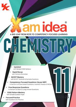 Xam Idea Chemistry Class 11 Book | CBSE Board | Chapterwise Question Bank | Based On Revised CBSE Syllabus | NCERT Questions Included | 2024-25
