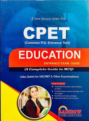 ???? Education Entrance Exam Guide Mcqs For Common P.g. Entrance Test Also Useful For Ugc/net & Other Exam