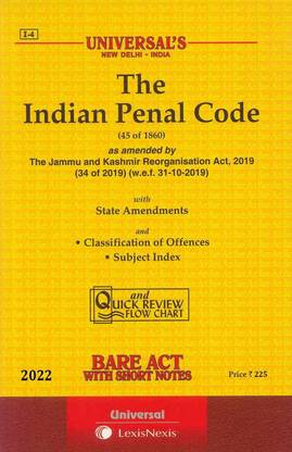The Indian Penal Code (45 Of 1860) BARE ACT