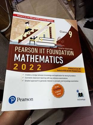 Pearson Iit Foundation Mathematics 9 Based On Cbse/ncert Pattern