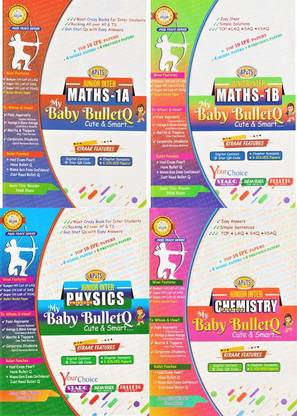 AP & TS My Baby Bullet Q Intermediate 1st Year MPC Mathematics 1A & 1B, Physics & Chemistry (Set Of 4 Books) 2024 Edition