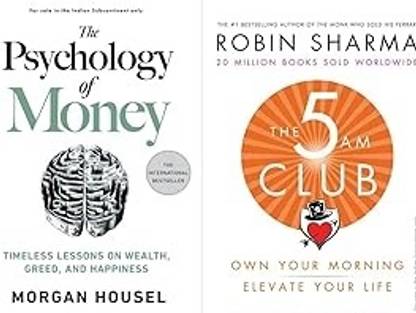 The Psychology Of Money+The 5 AM(Set Of 2 Books)