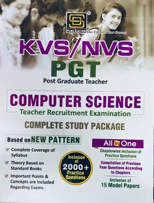 Kvs / Nvs Pgt Computer Science - Complete Study Package [ Based On New Pattern ]