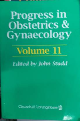 Progress In Obstetrics & Gynaecology Vol 11 Edited By John Studd (Used Like New)