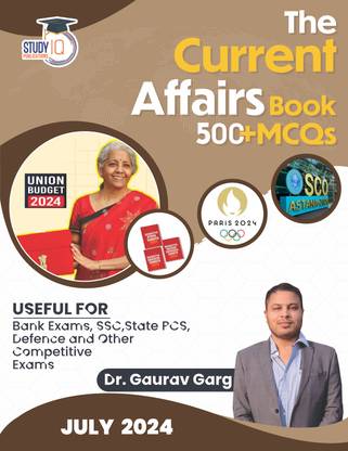 500+ MCQ's Current Affairs Book July 2024 By Dr. Gaurav Garg (English Edition)