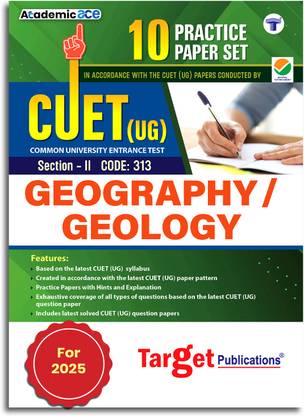 CUET Books 2025 - CUET (UG) Geography / Geology | Practice Test Papers (Sample Paper) - Based On Latest Exam Pattern
