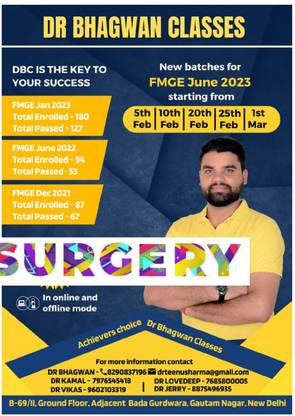 Surgery Dr Bhagwan Classes Notes Full Colour 2023