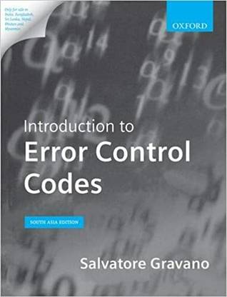 Introduction To Error Control Codes 01 Edition