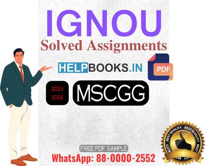IGNOU Master's Degree Programme Latest IGNOU Solved Assignment 2023-2024 For December IGNOU EXAM : MSCGG Solved Assignments For Master Of Science Geography