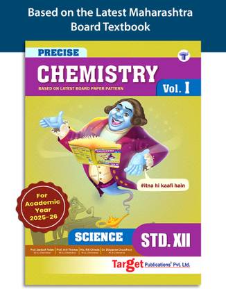 Std 12 Chemistry Book Vol.I | Precise Notes | SYJC Science Guide | HSC Maharashtra State Board | Based On The Std 12th New Syllabus
