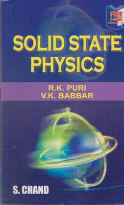 Solid State Physics By R. K. Puri & V.k. Babbar