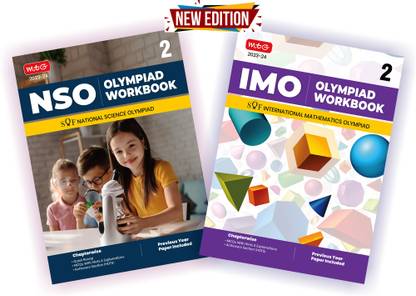 Class 2: Olympiad Workbook Combo For NSO-IMO (Set Of 2 Books) New Edition (2023-24 )