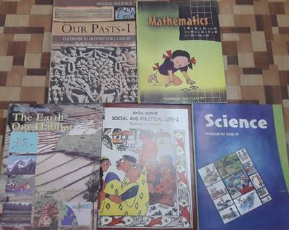 NCERT Class VI All Subjects ( Science, Mathematics, Social Science Geography, Social And Political Life-I & Social Science History Set Of 5 Books
