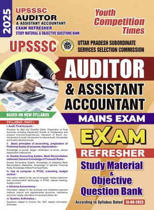 2024-25 UPSSSC Auditor Main Exam. Study Material And Objective Question Bank 128 295 E
