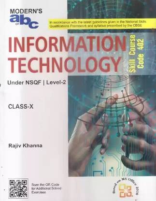 Modern Abc Of Information Technology Code 402 Class -X