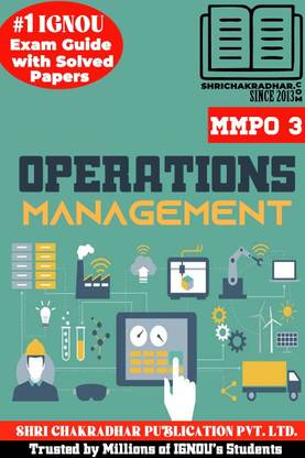 IGNOU MMPO 3 Previous Year Solved Question Paper (June 2023) Operations Management IGNOU MBA New IGNOU Master Of Business Administration Mmpo3