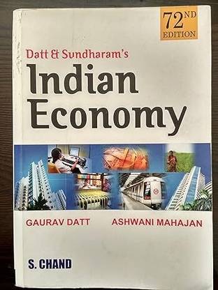 Datt & Sundharam's Indian Economy 72nd Edition
