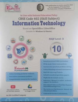 Information Technology (CBSE Code 402), Class -10, (Edusoft) (Paperback, Edusoft)