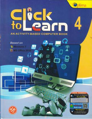 Optima Click To Learn An Activity- Based Computer Book Class 4