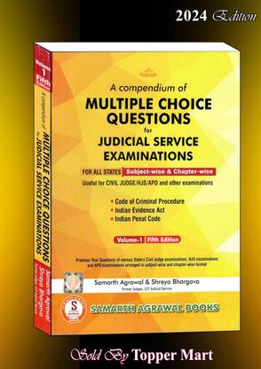 ए कम्पेंडियम ऑफ मल्टीपल चॉइस क्वेश्चन्स फॉर ज्यूडिशियल सर्विस एग्ज़ामिनेशंस (वॉल्यूम-1) एडिशन 2024