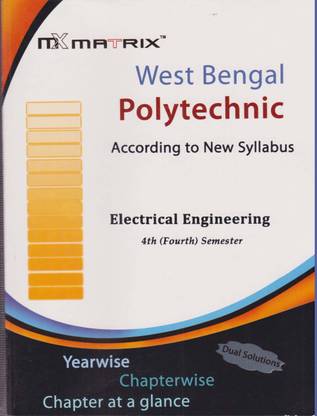 Mx Matrix West Bengal Polytechnic According To New Syllabus Electrical Engineering (4th Semester)