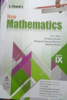 New Mathematics For Class-9 By H K Dass For (2023-2024) Examination