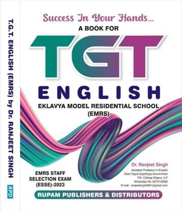 Success In Your Hands A Book For Tgt English Eklavya Model Residential School (Emrs) (Dr. Ranjeet Singh)